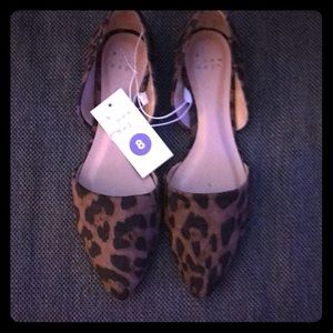 A new day cheetah print flats.